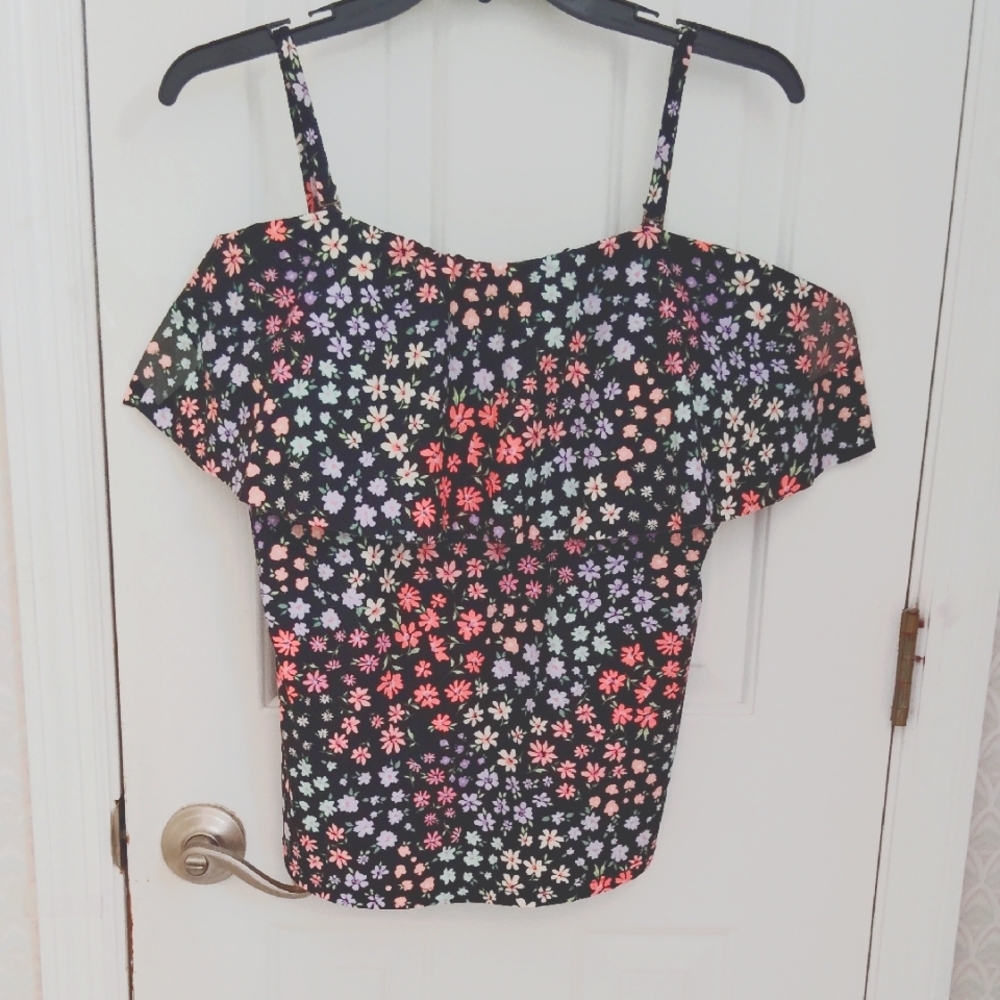 True Craft Two Piece Tankini and bottoms. Tankini w/ruffle size 2X . Bottoms XL